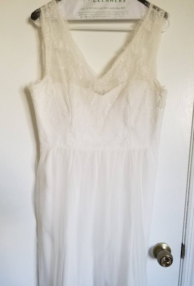 White lace Hitherto BHLDN dress